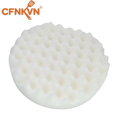8 Inch Foam Buffing Pads, Auto Detailing Polishing Pad Set, 3-Pack | Replacement for 3M Buffing Pads - 5723 5725 5733, Fits DA Polisher & Drill. Removes swirl marks for high-gloss shine