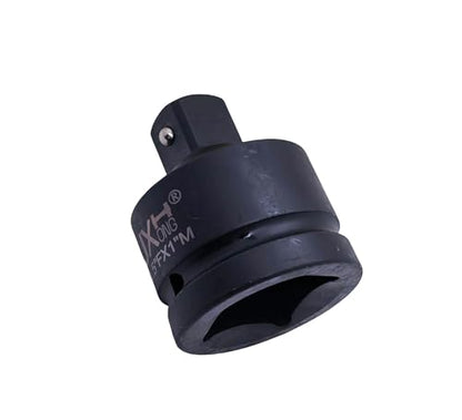 1-1/2" Drive Impact Socket Adapter, Heat Treated Cr-Mo Steel – Heavy Duty for Hydraulic Impact Wrench (Adapter 1-1/2" F to 1" M) - size: Adapter 1-1/2" F to 1" M