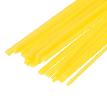 MECCANIXITY 20pcs 20 Inch Plastic Welding Rods PE Welding Strips Welder Rods for Plastic Welder, Car Bumper, Kayak Repair, Yellow - color: Yellow, size: 20 Inch
