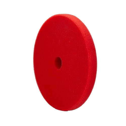 Maxshine 6” Universal Thin Finishing Foam Pad – Professional Detailing Pad for High-Gloss Finishing – Flexible, Washable & Reusable – Hook & Loop Backing - size: 6", style: Finishing