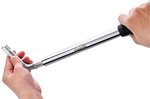EPAuto Telescoping Lug Wrench, Wheel Wrench, CR-V Sockets (17/19, 21/22mm) | Wheel with CR-V Sockets (17/19, 21/22mm)