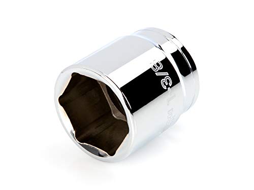 TEKTON 1/2 Inch Drive x 1-3/8 Inch Shallow 6-Point Socket | SHD22035 - size: 1-3/8 Inch, style: Shallow