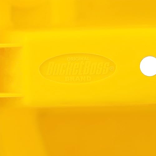 Bucket Boss - Bucket Stacker Small Parts Organizer, Bucket Organization (15051), Yellow (Pack of 2) - size: 1 Count (Pack of 2)