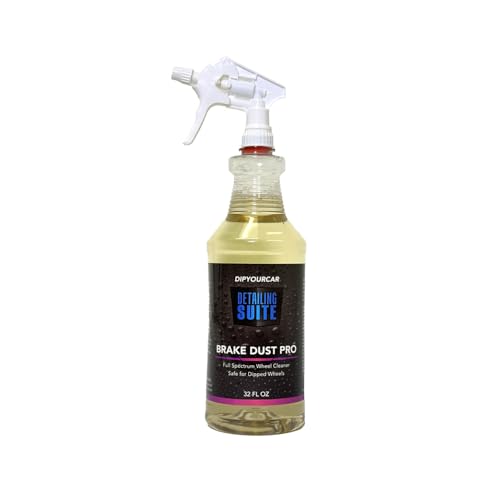DipYourCar Brake Dust Pro 32oz - Touchless Wheel Cleaner, Safe On All Wheels! Quickly Removes Brake Dust and Grime - Spray On and Rinse Off!