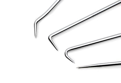 ROTATION Precision Hook and Pick Set for Automotive | 4-Piece Hand Tools - color: Red