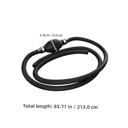 Healifty Transfer Siphon Pump Kit Durable Hand Pump with Hose Efficient Liquid Transfer for Automotive Use Nbr Rubber Construction
