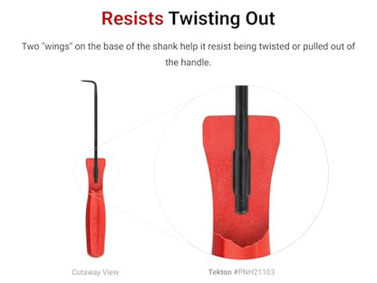 TEKTON 180-Degree Blunt Hook (1/8 x 3 in. shank) | PNH24106 | Made in USA - style: 180-Degree Blunt Hook
