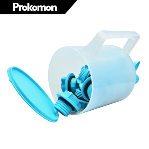 15 Pcs Oil Funnel Kit, 1.5-Quart No-Spill Funnel with 14 Blue Adapters for Multiple Vehicle Models；Easy Fill, One-Handed Operation