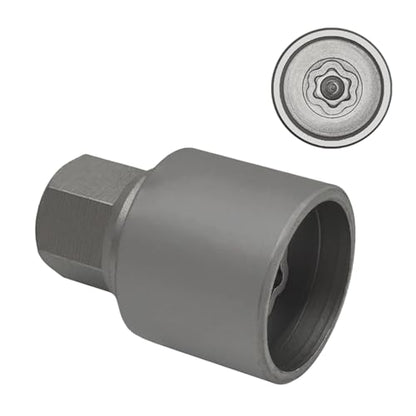 075 Wheel Locking Nut Key for BMW Mini, Socket (OD 29mm-ID 26mm) | Wheel Lock Nut Socket Adapter, Anti-Theft Lug Nut Removal Tool, Anti-Theft Screw Remover, Repair Tool, Tyre Fitting, garage - size: Socket 075