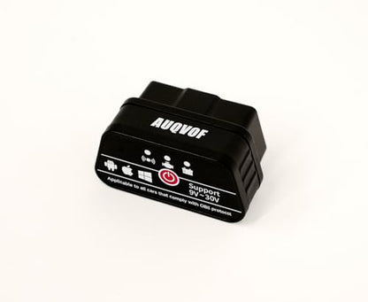 OBD2 Scanner Bluetooth 5.0 for iPhone & Android - 12 Protocols & J1939 Supported, Car Diagnostic Scan Tool, Check Engine Code Reader, Compatible with Torque & CarScanner (VIP), No Subscription Fee