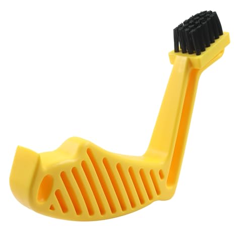 Polishing Pad Cleaner Tool, Yellow | Versatile Foam Pad Brush, Stiff Nylon Bristles Cleaning Brush for Car Auto Detailing/Detailing Enthusiasts - size: Yellow-1p
