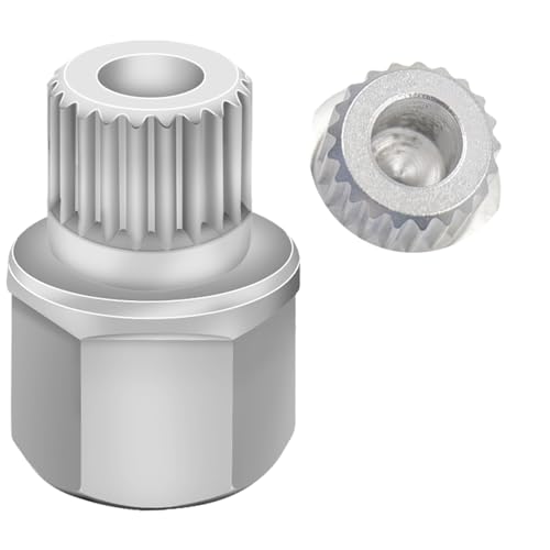 37/21PT Wheel Locking Nut Key for BMW, Anti-Theft Lug Nut Removal | Wheel Lock Nut Socket Adapter, Anti-Theft Screw Remover, Hand Repair Tool, Tyre Fitting, garage - size: 37/21Pt Key