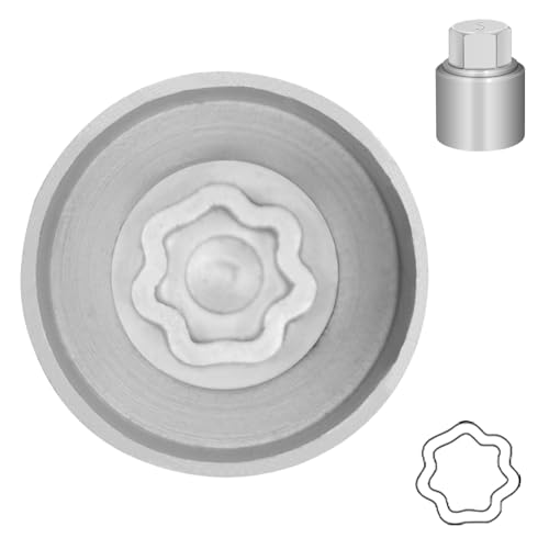 Type S Wheel Locking Nut Key for Land Rover, Lug Nut Removal Tool | Wheel Lock Nut Socket Adapter, Anti-Theft Lug Nut Removal Tool, Anti-Theft Screw Remover, Repair Tool, Tyre Fitting, garage - size: Socket S