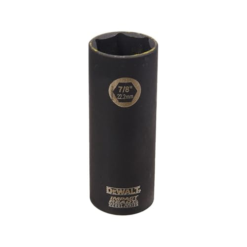 DeWalt Impact Socket Set 1/2 Drive, 10 Piece 1/4" to 1/2" Impact Socket Adapter Set (DW22812) - size: One Size