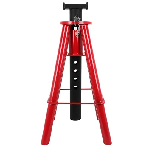 OCPTY Pin Type Jack Stand 10 Ton for Car Truck Lift Red Working Pressure 62 Mpa