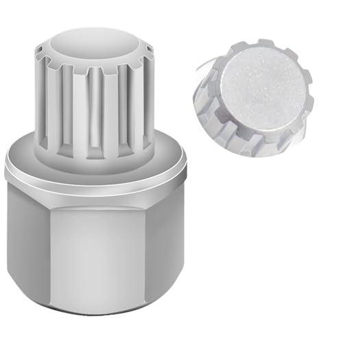15/11PT Wheel Locking Nut Key for BMW, Anti-Theft Lug Nut Removal | Wheel Lock Nut Socket Adapter, Anti-Theft Screw Remover, Hand Repair Tool, Tyre Fitting, garage - size: 15/11Pt Key