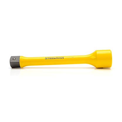 Steelman 1-Inch Drive 475 ft-lb Torque Extension for Impact Wrench, 10-inch Extension, Corrosion-Resistant Powder-Coated Steel, Yellow - size: 475 ft-lb Yellow