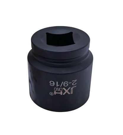 1-1/2" Drive Impact Socket, 6-Point, Heat Treated Cr-Mo Steel – Heavy Duty for Hydraulic Impact Wrench (2-9/16") - size: 2-9/16"