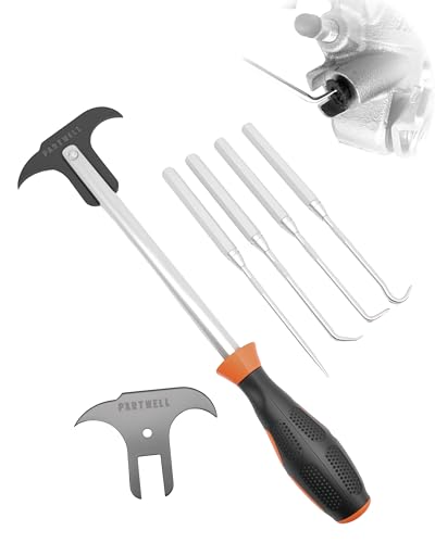 5PCS Seal Puller & Pick and Hook Set for Automotive | Universal Seal Removal Tool Kit for Oil/Grease Seals Removal & Installation