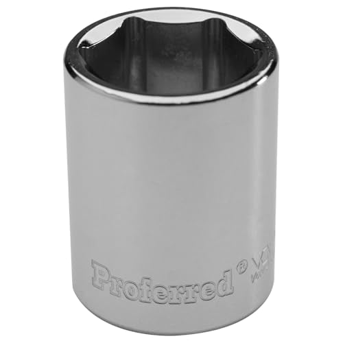 S15018 1/4" Drive SAE Socket, 9/16" Standard 6 Point - size: 9/16 INCH, style: STANDARD