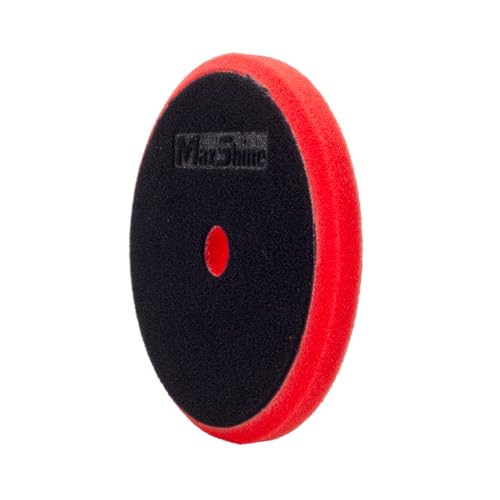 Maxshine 6” Universal Thin Finishing Foam Pad – Professional Detailing Pad for High-Gloss Finishing – Flexible, Washable & Reusable – Hook & Loop Backing - size: 6", style: Finishing