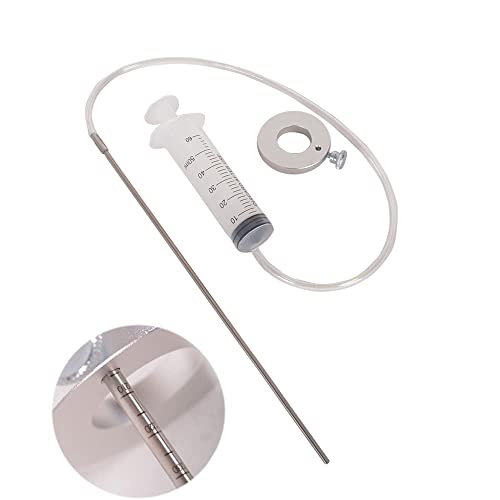 Motorcycle Fork Oil Level Tool, Fork Oil Level Gauge Fork Oil Tool Kit Fork Oil Tool Gauge Suspension Level Tuning Syringe Shock Adjuster with Adjustable Ring