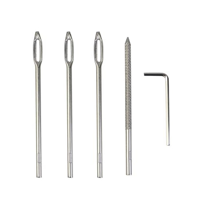 Modengzhe Heavy Duty Tire Repair Kit Wheel Tyre T Handle Puncture Tool Needle Replacement Tire Plug Repair Tool for Automobiles Motorcycles or Bicycles - size: 1 SETS