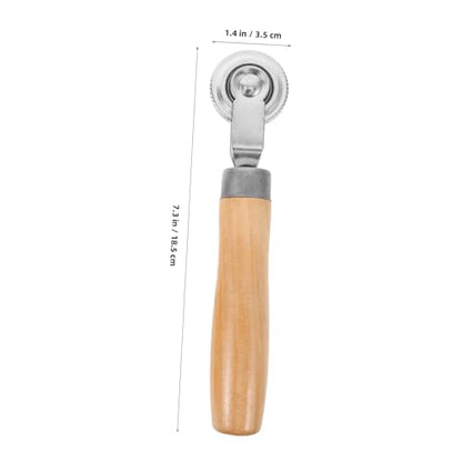 Cabilock 2pcs Tire Patch Roller Kit for Car and Motorcycle Repair Sturdy Wooden Handle Tire Repair Tools and Maintenance