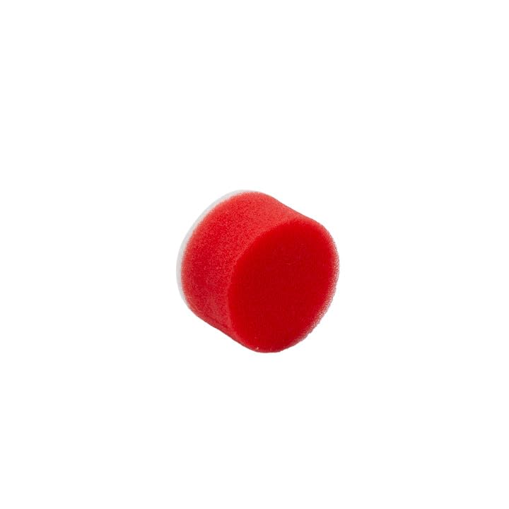Maxshine 10 Pieces MN01 Mini Polisher and Accessories - 26mm (1”) Red Finishing Pads, Ideal for Precision Car Detailing, Polishing & Buffing Small Areas - Professional Auto Detailing Tools - size: Dia: 15mm Red Finishing Pad
