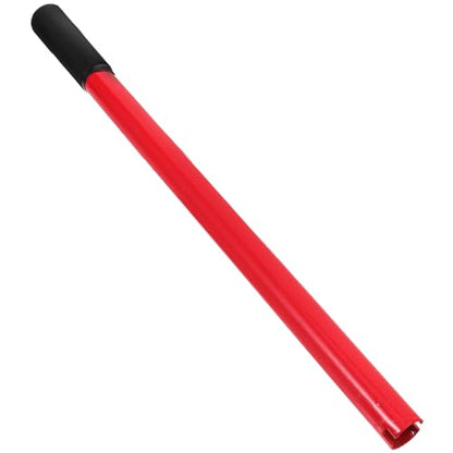 CALLARON 3 Ton Horizontal Hydraulic Jack Handle - Heavy Floor Jack Handle Replacement, Duty Replacement Pole Lever for Floor Jacks, Car Jack Accessories with Anti-Slip Grip(Red) - size: 37.00X2.00X2.00CM