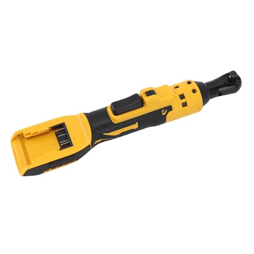 AUNMAS 3/8in Cordless Electric Ratchet Wrench 160Nm Brushless Motor Power Ratchet Tool with Low Head Design for Automotive Repair Home Maintenance