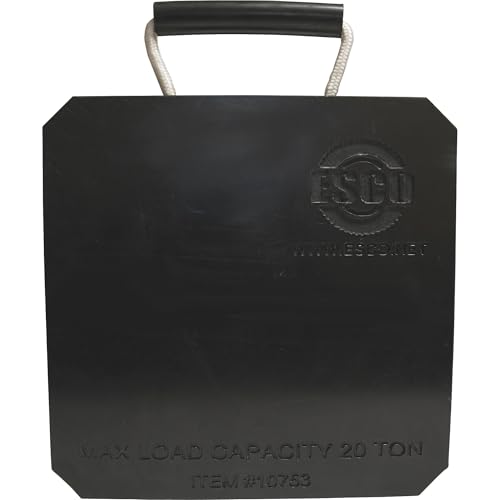 20 Ton Cribbing Support Jack Plate for Trailers, Boats, RV, Heavy Vehicle Equipment, Hydraulic Cylinders, Bottle Jacks, Jack Stands - style: 20 Ton