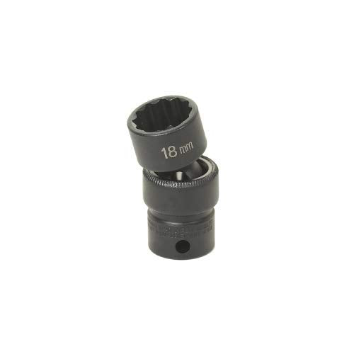 Grey Pneumatic 1118UM Socket - style: 18mm Standard Universal- 12 Point