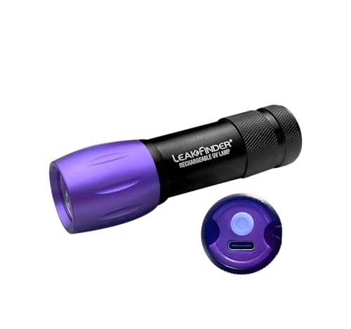 LF500RCS Rechargable UV Lamp Flashlight with USB Cable & Fluorescence-Enhancing Glasses - size: Rechargeable UV Light
