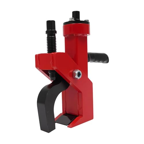 Hydraulic Bead Breaker, Heavy Duty Tire Bead Breaker Tool with 5 Inch Working Range for Truck, Bus, Tractor, ATV, Golf Cart and Agricultural Tires, Red Black