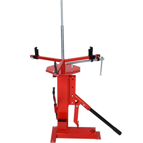 Multi Manual Tire Changer, Portable Hand Bead Breaker Mounting Tool with Mounting Stand and Tire Manual Steel Tire Changing Tool for Car Truck Home Garage Small Auto Shop