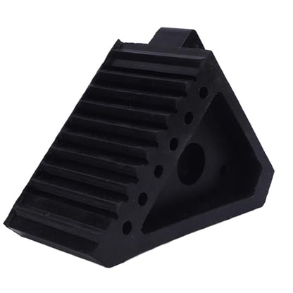 Tbest Heavy Duty Rubber Wheel Chock Weather - Anti Slip TIRE Block for Vehicle Parking