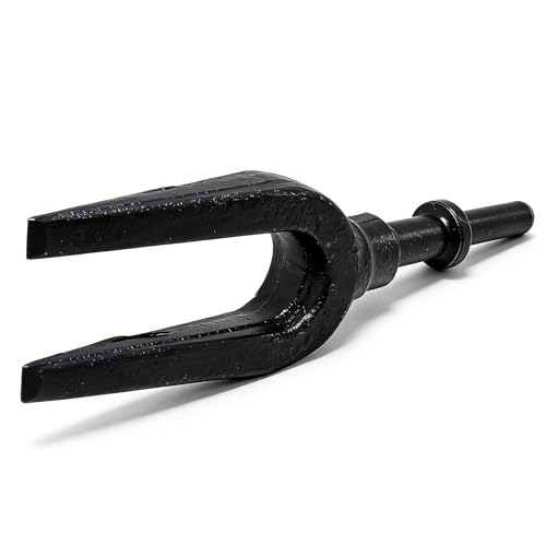Pneumatic Separating Pickle Fork for Ball Joint and Tie Rod Removal | precision heat-treated,Industrial-grade forged steel,high impact resistance,Advanced anti-rust coating,Precision fork angle