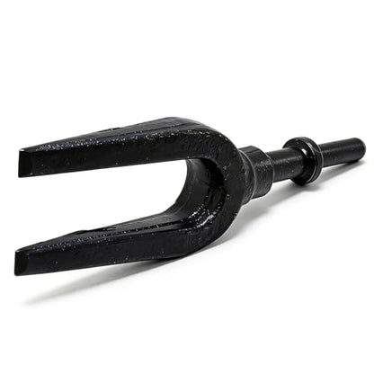 Pneumatic Separating Pickle Fork for Ball Joint and Tie Rod Removal | precision heat-treated,Industrial-grade forged steel,high impact resistance,Advanced anti-rust coating,Precision fork angle