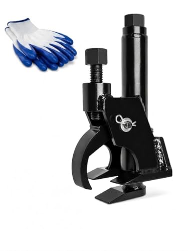 Manual Tire Bead Breaker Tool, Heavy Duty Bead Buster for 38" to 42" Tires, Adjustable Tire Repair Kit for ATV, UTV, Tractor and Lawn Mower, Black (Use Hand Wrench Only) - color: BLACK