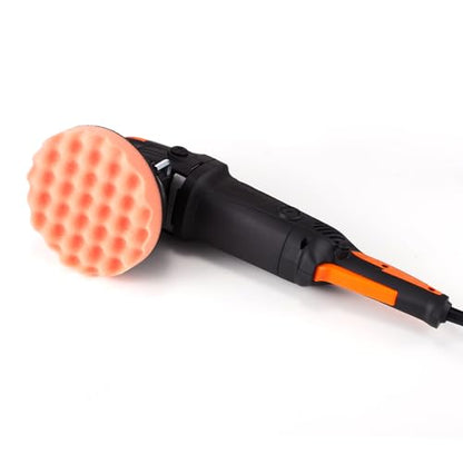 Happybuy Buffer Polisher, 6-Inch Random Orbital for Car Detailing, 6 Variable Speed 1900-4600RPM Dual Action Polisher Waxer Kit, Detachable Handle for Car, Boat, Ideal for Polishing and Waxing