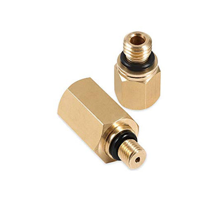 4Pcs/Set 6.0 IPR Valve Socket & High Pressure Oil Pump Air Test Fitting Tool + Oil Rail Adapters Leak Test Kit for 6.0L Powerstroke Diesel Engine