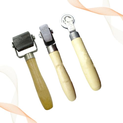 BETOOKY 3pcs Car Tire Repair Roller Tool with High Wear Resistance and High Temperature Resistance, Plastic and Metal Compacting Roller for Auto Tire Repair and Motorcycle Use