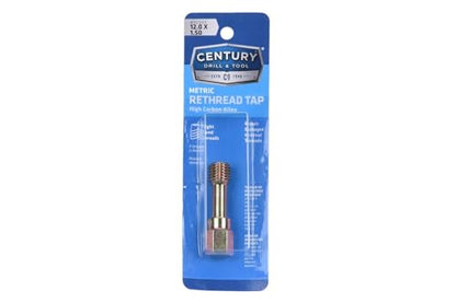 Century Drill & Tool, 92009, 12X1.50,Rethreading Tap,Tool Set, Thread Repair - size: 12 X 1.50