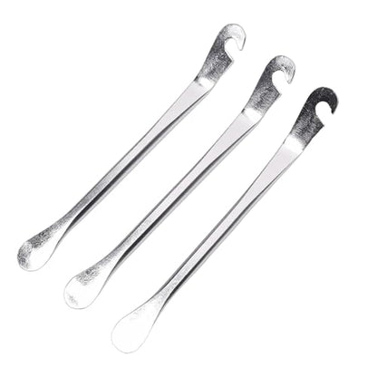 Tire Iron Spoons, Metal Tire Lever Bar Set, Ergonomic Grip Tool with Easy Removal Design, Ideal for Motorcycle, Electric Scooter & Car