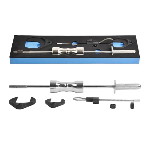 Inner CV Joint Puller Slide Hammer Front Wheel Drive Axle Half Shaft Removal Tool Kit Heavy Duty 10 Pounds Slide Hammer 63mm 48mm CV Joint Fork Adapter Attachments