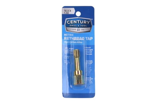Century Drill & Tool, 92006, 10.0X1.50,Rethreading Tap,Tool Set, Thread Repair - size: 10.0 X 1.50