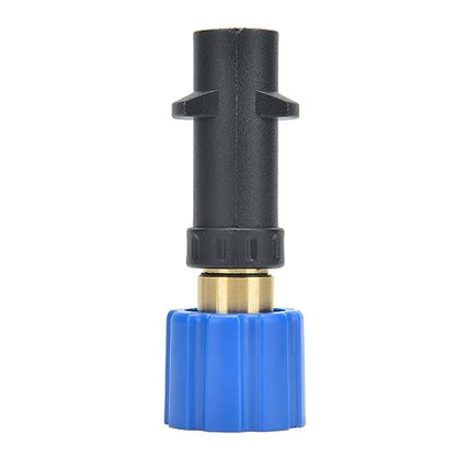 MJJC Foam Cannon Connector (Compatible with S and Pro Since V2.0) (Compatible with Karcher’s K2/K3/K4/K5/K6/K7 Connection(Blue Color Version)) - color: Compatible with Karcher’s K2/K3/K4/K5/K6/K7 Connection(Blue color version)
