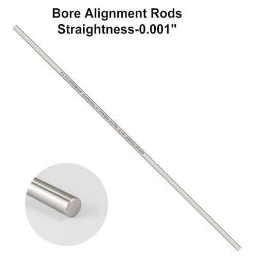 BTEVGO Bore Alignment Rod for 9MM, 5.56, 7.62, .45, 6.5, 6.8, .338 Protective Case | Verify Alignment to Muzzle, Prevent Baffle Strikes - size: 6.5