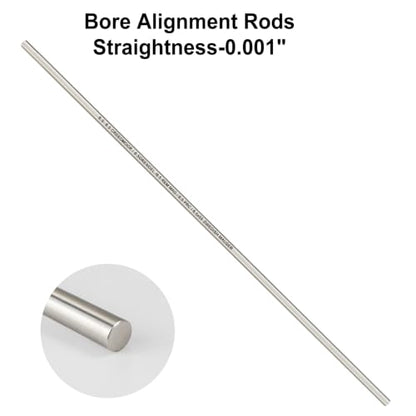 BTEVGO Bore Alignment Rod for 9MM, 5.56, 7.62, .45, 6.5, 6.8, .338 Protective Case | Verify Alignment to Muzzle, Prevent Baffle Strikes - size: 6.5